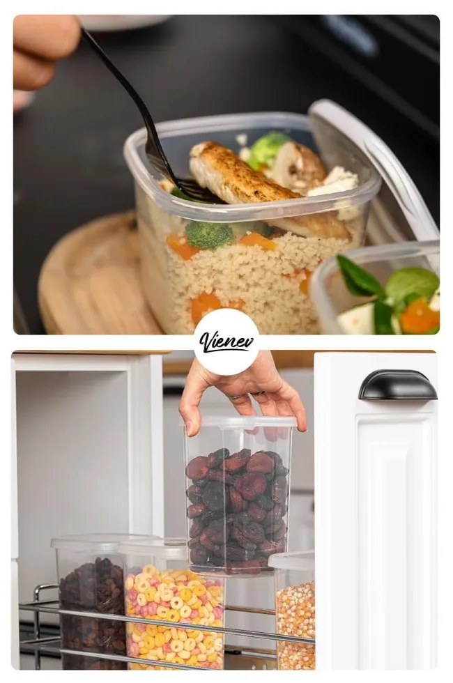 Recipiente 6 buc. pentru alimente Fresco – Hermia