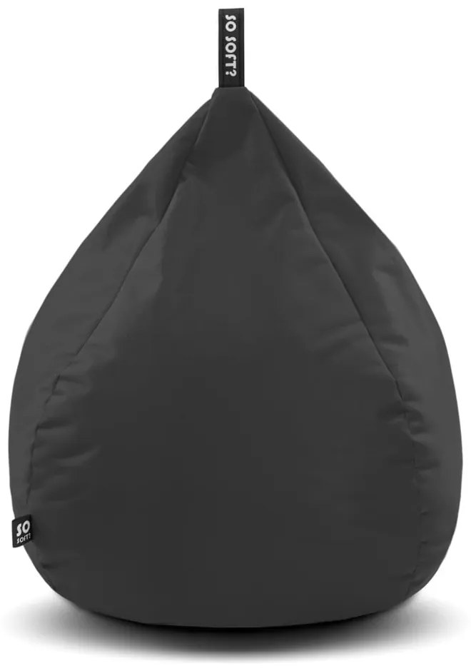 Fotoliu bean bag gri Drop XL – So Soft?
