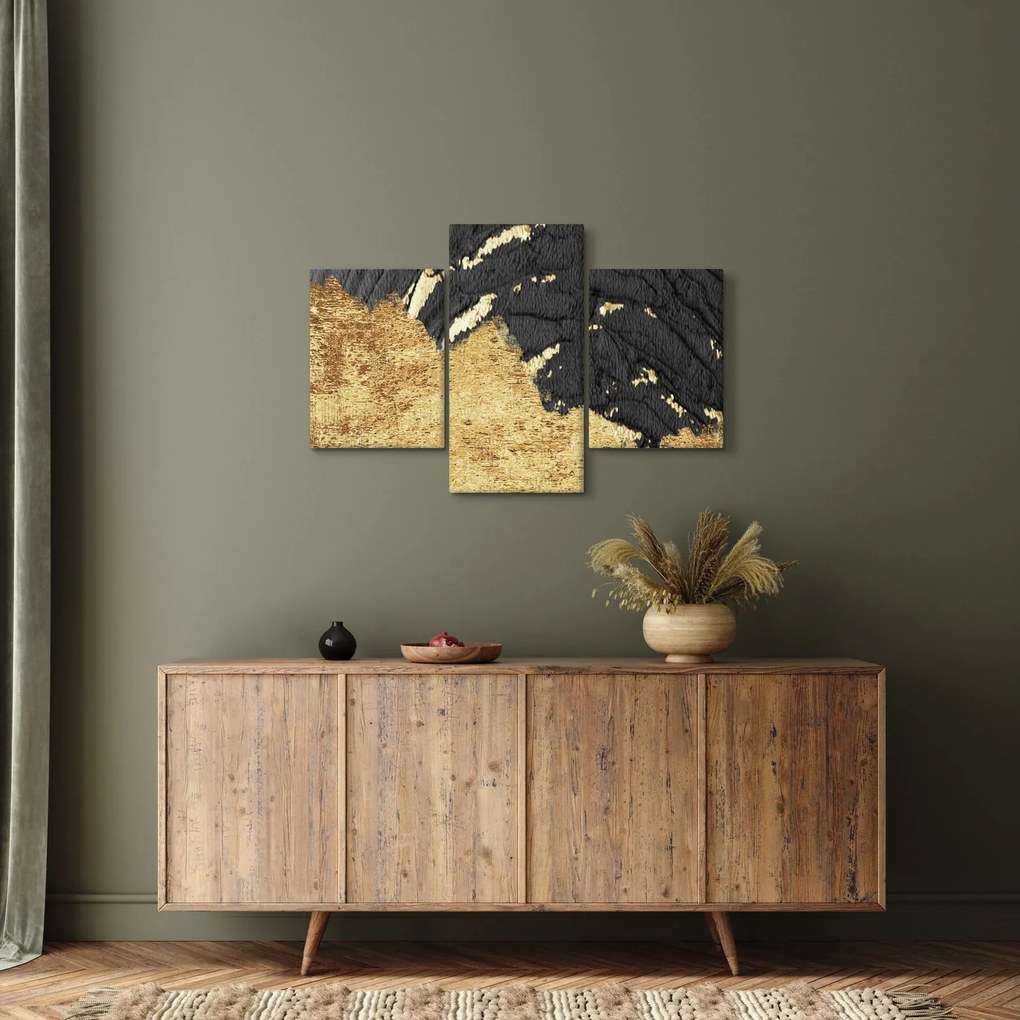 Tablou - Structura de aur N⁰1 (90x60 cm)
