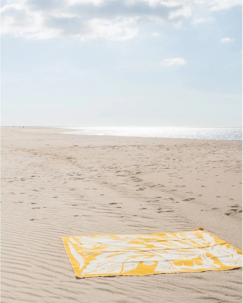 Pătură galbenă 165x200 cm Lino – noo.ma