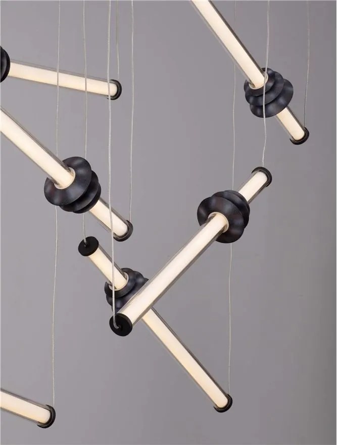 Lustra LED casa scarii design modern ATMOSFERA