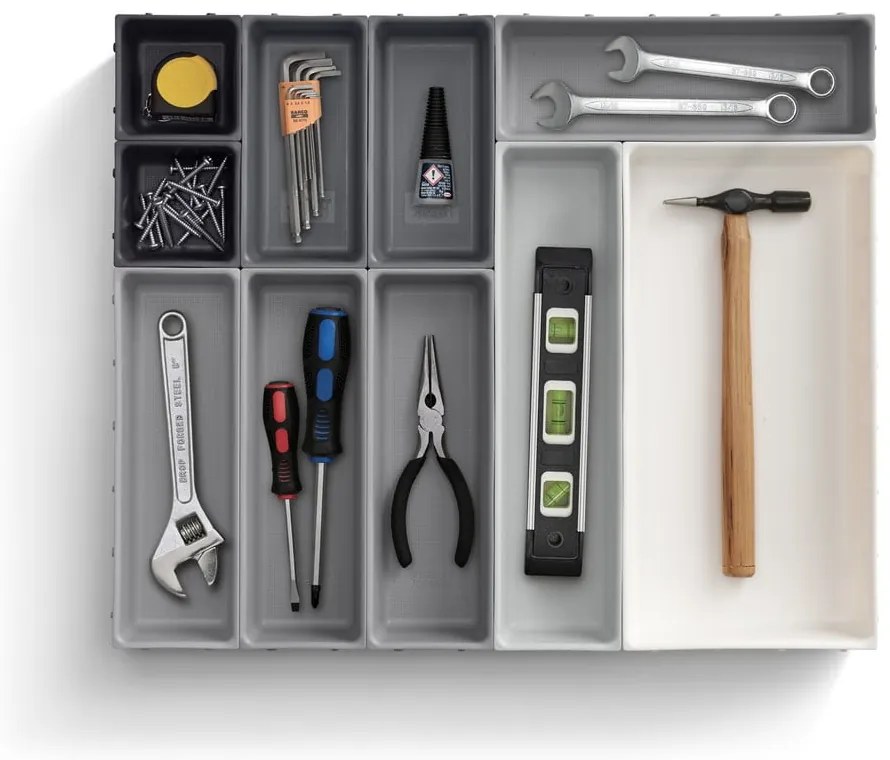Organizator sertare variabilJoseph Joseph Blox, gri