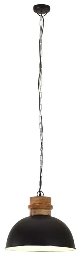 Lampa suspendata industriala, 25 W, negru, 42 cm, mango, E27 1, 42 cm, 42 cm
