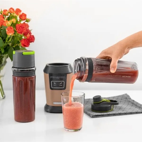 Sencor - Blender pentru smoothie cu accesorii incluse 800W/230V cupru