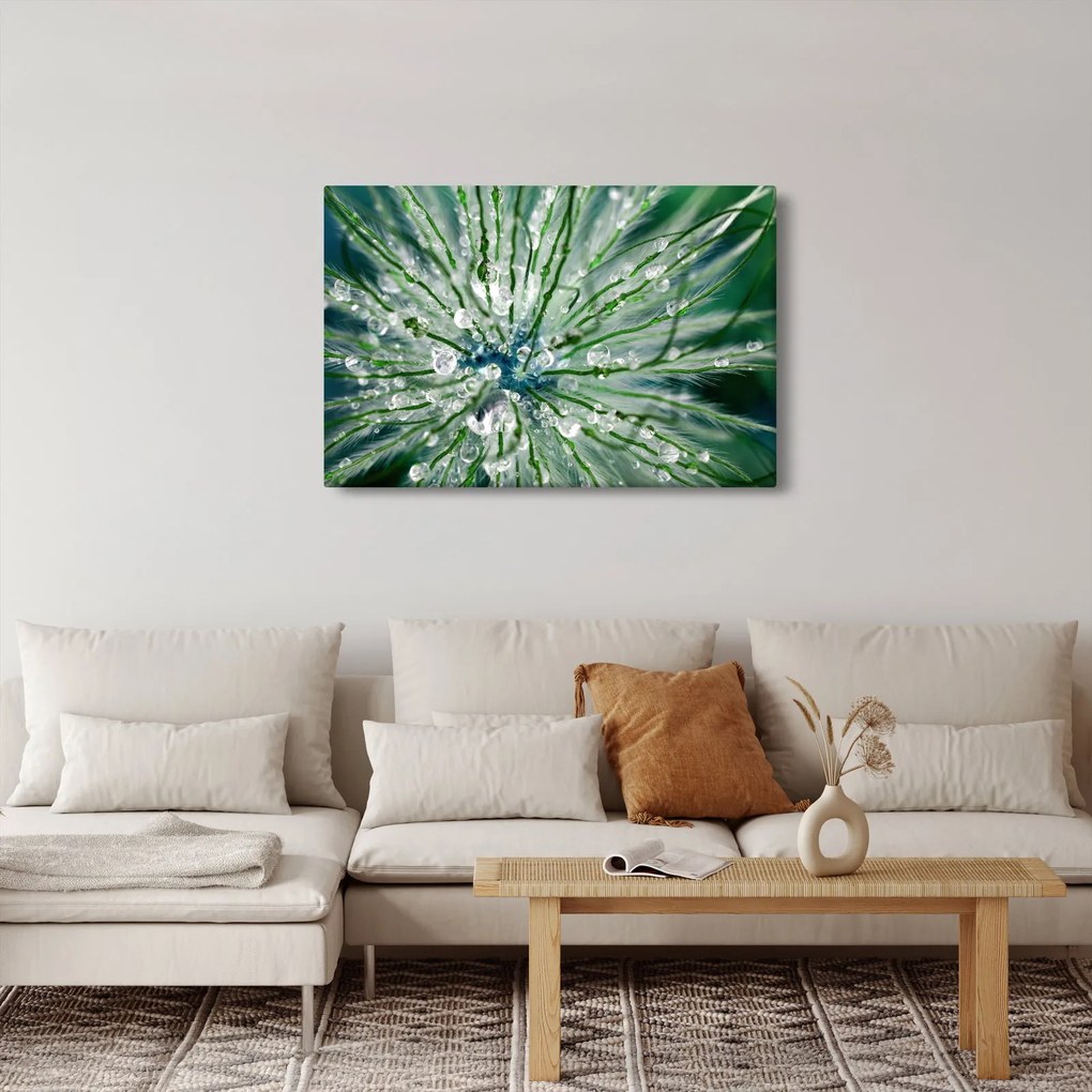 Tablou - Imagine macro a unei flori (90x60 cm)