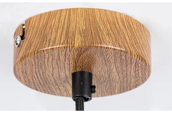 Lustră pe cablu TANNO 1xE27/25W/230V stejar Rabalux 72141