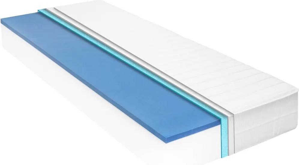 vidaXL Saltea, 140x200 cm, spumă cu memorie Visco, 18 cm H2