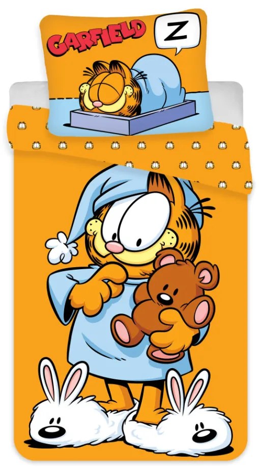 Garfield Bedtime Set de lenjerie pentru copii 100×135cm, 40×60 cm
