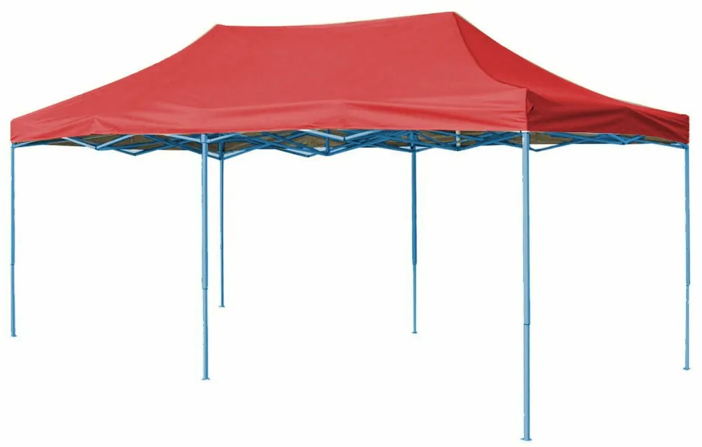 Pavilion pliant 2,9x5,7m-rosu