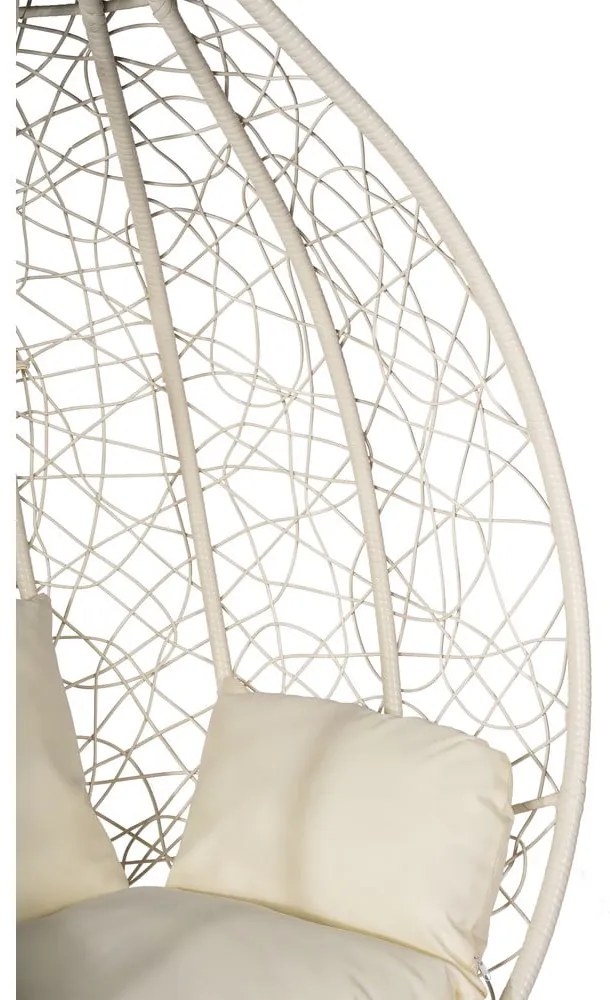 Fotoliu suspendat din ratan artificial crem Noela - Bonami Selection