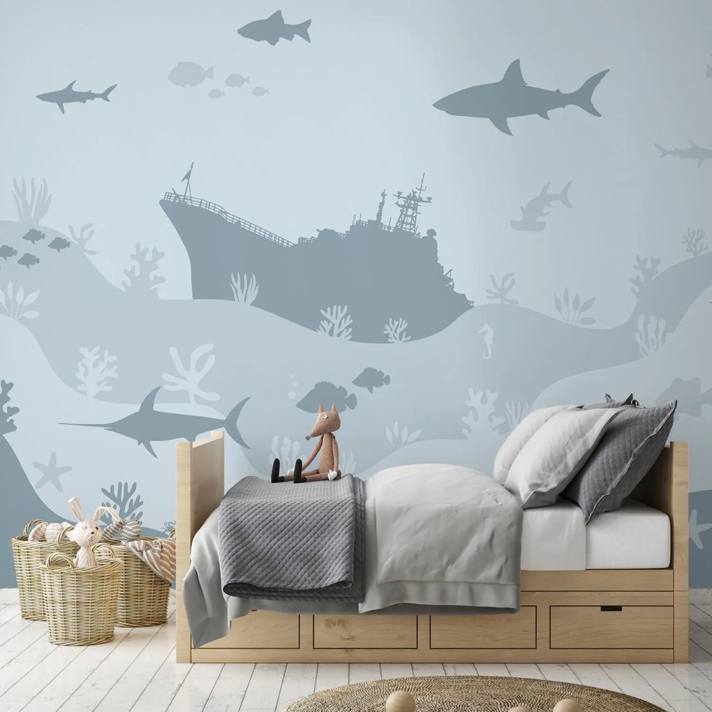 Fototapet - Sea World, albastru (147x102 cm)