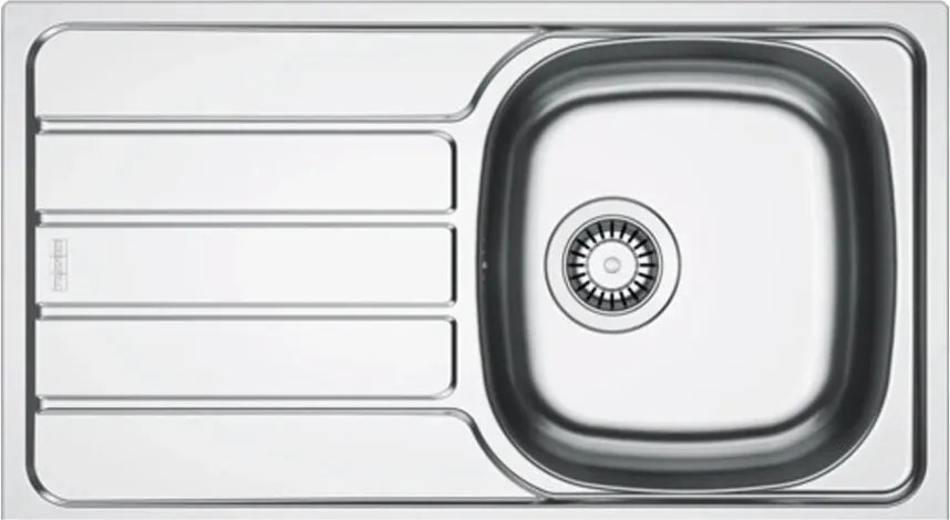 Chiuveta bucatarie inox Franke Spark 78x43.5 cm cu 1 cuva cu picurator stanga finisaj texturat