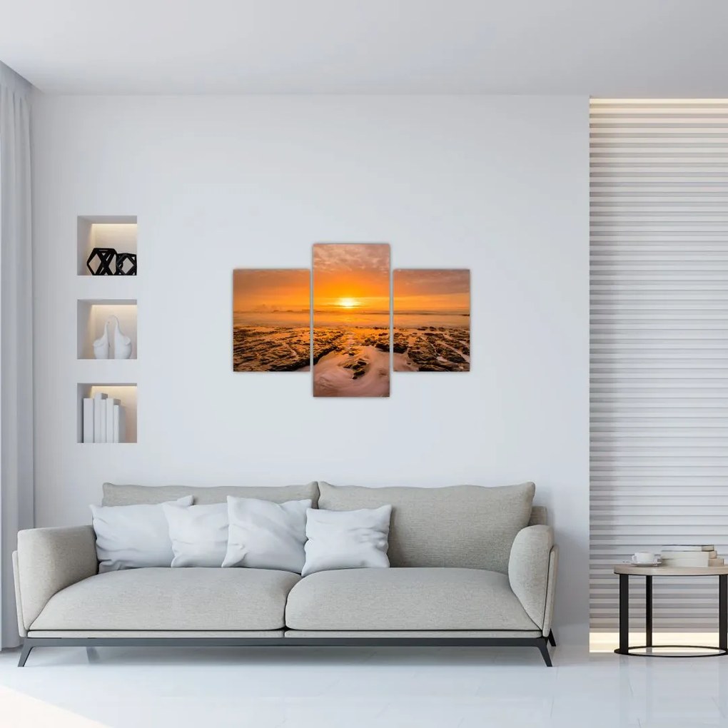 Tablou cu apus de soare (90x60 cm)
