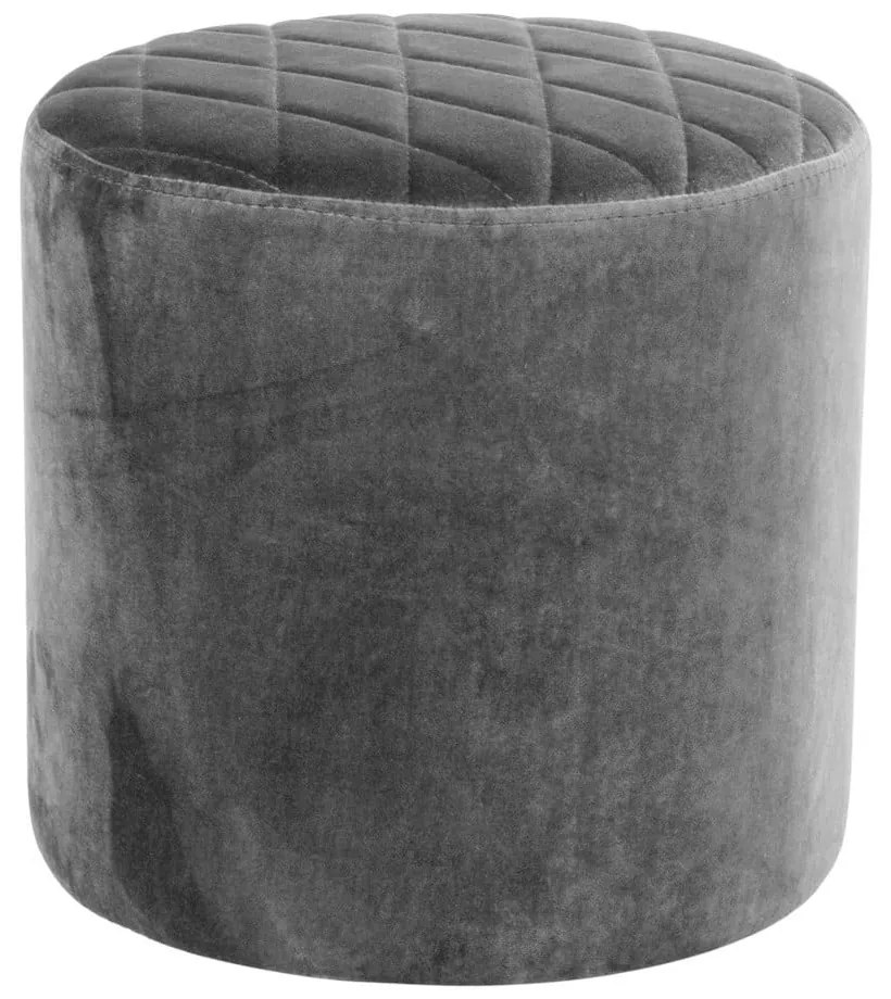Puf din catifea Bonami Essentials Ejby, gri