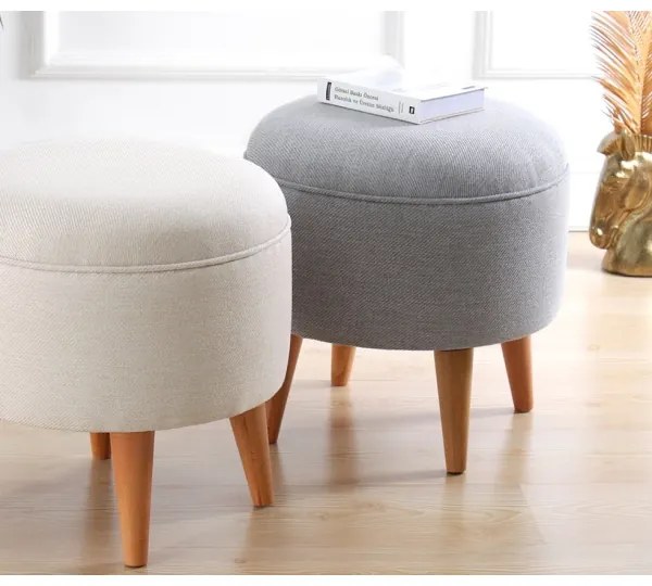 Taburet PIXI, diametru 40 cm, gri