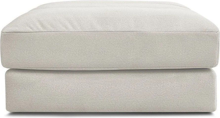 Taburet bej cu tapițerie din catifea Sierra – Bobochic Paris