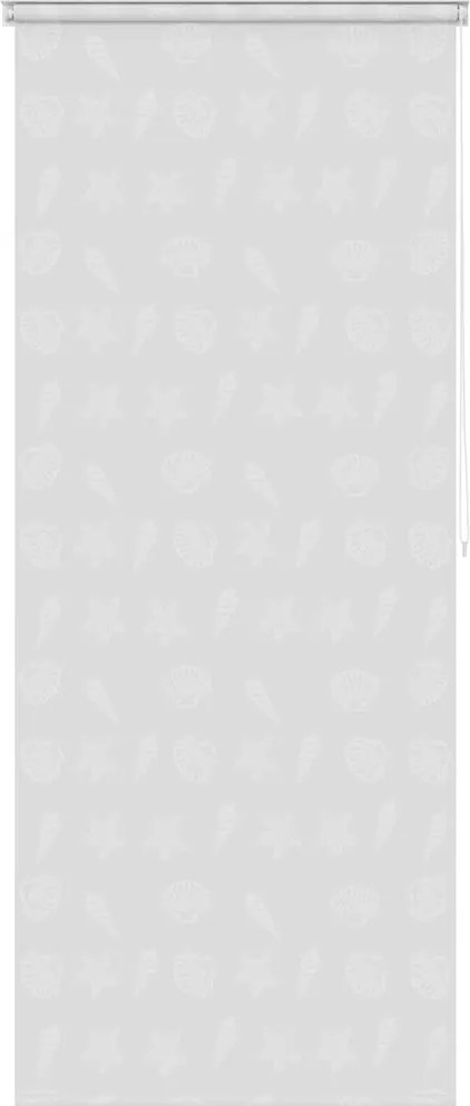 vidaXL Roletă perdea de duș 100x240 cm Model stea de mare