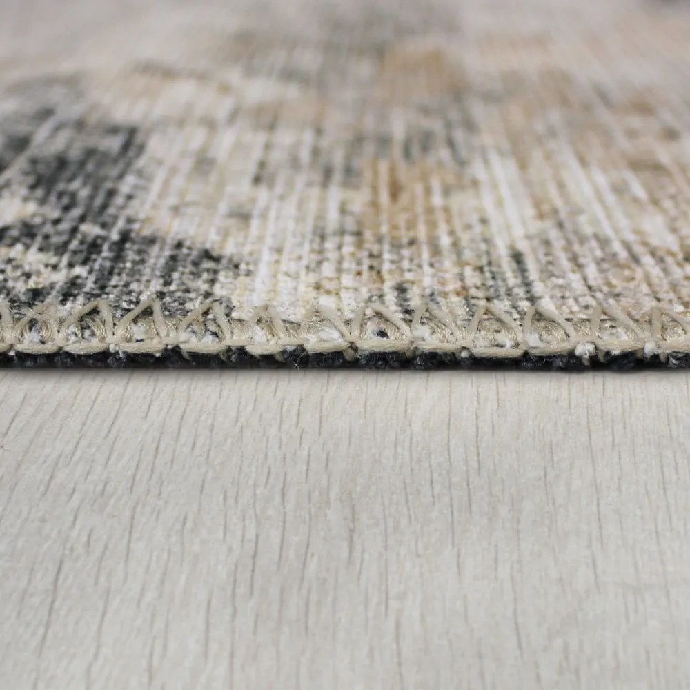 Covor grej lavabil 115x170 cm Lila Abstract – Flair Rugs