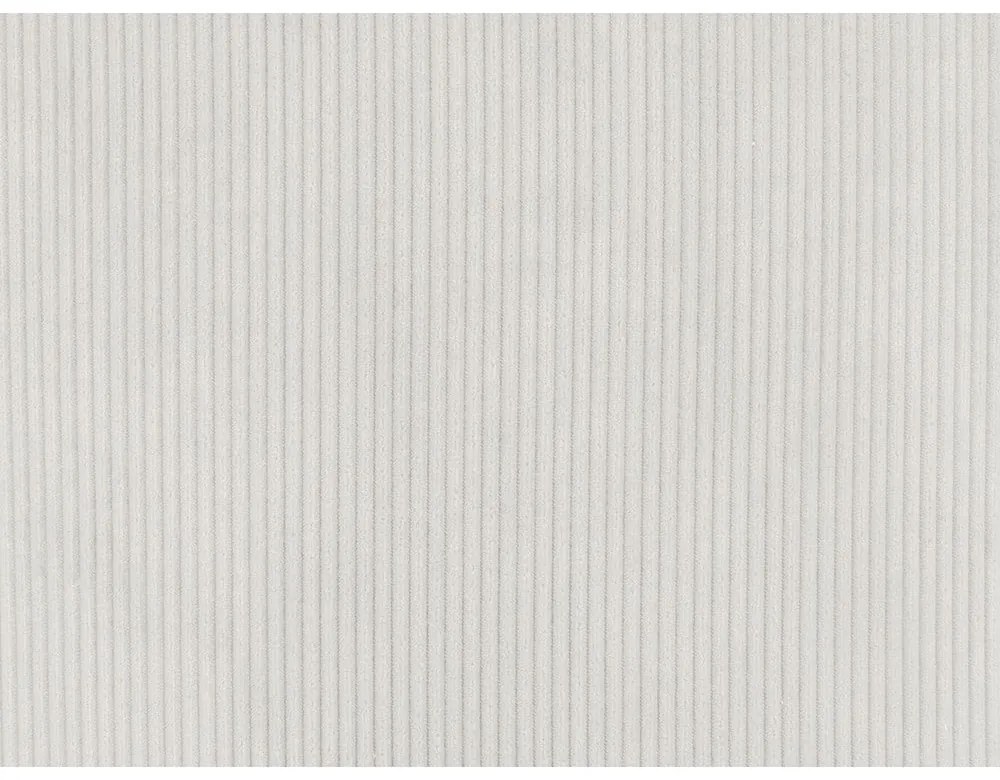 Fotoliu alb cu tapițerie din catifea reiată Vigor – Leitmotiv