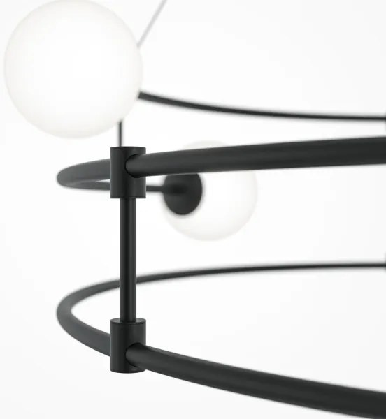 Lustră pe cablu Maytoni MOD317PL-06B BALANCE 6xG9/40W/230V negru