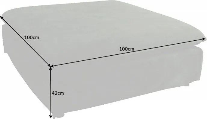 Taburete confortabil, suport pentru picioare Heaven 100cm