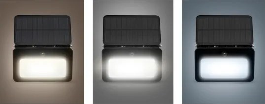 Solight WL913-LED Proiector solar reglabil cu senzor LED 6W 2200mAh IP65