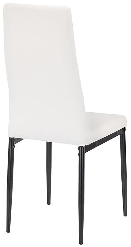 Scaun de masă Tino NOVA în alb și negru