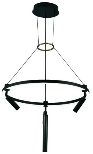 Lustră LED dimabilă pe cablu LED/85W/230V 3000-6500K + telecomandă