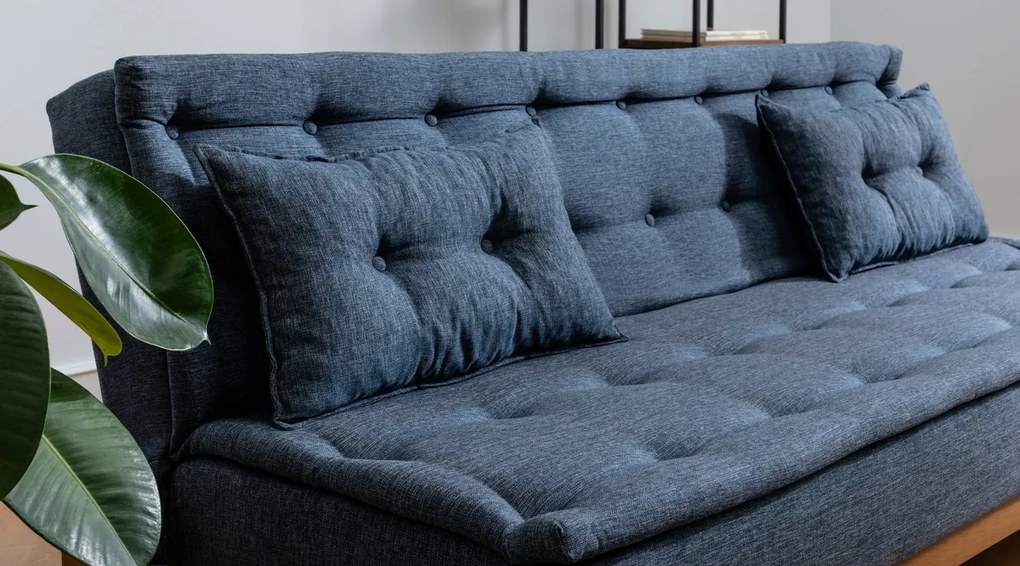 Canapea extensibilă Fuoco Dark Blue