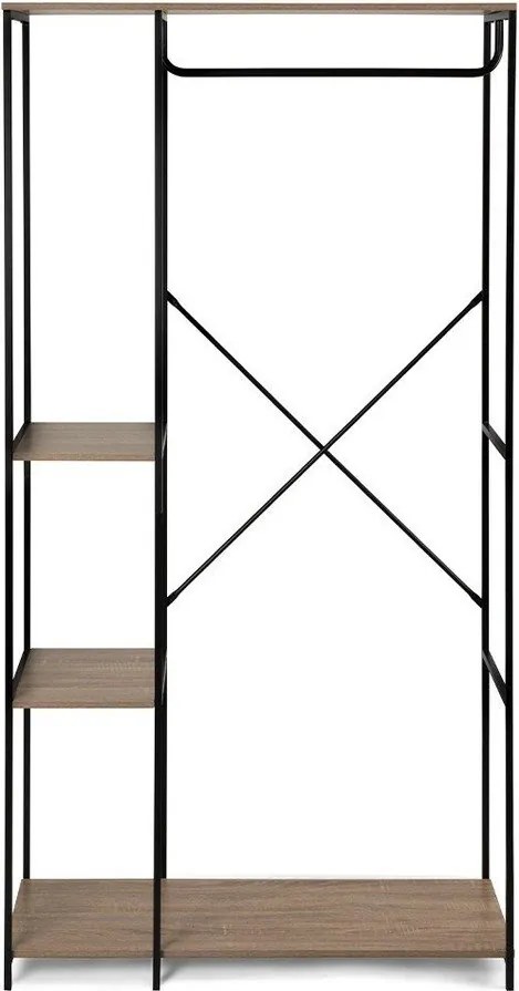 Set pentru hol negru din oțel 90x170x40 cm Aris – Bonami Essentials