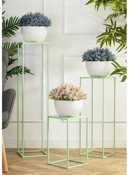 Suport de flori 70x24 cm verde deschis