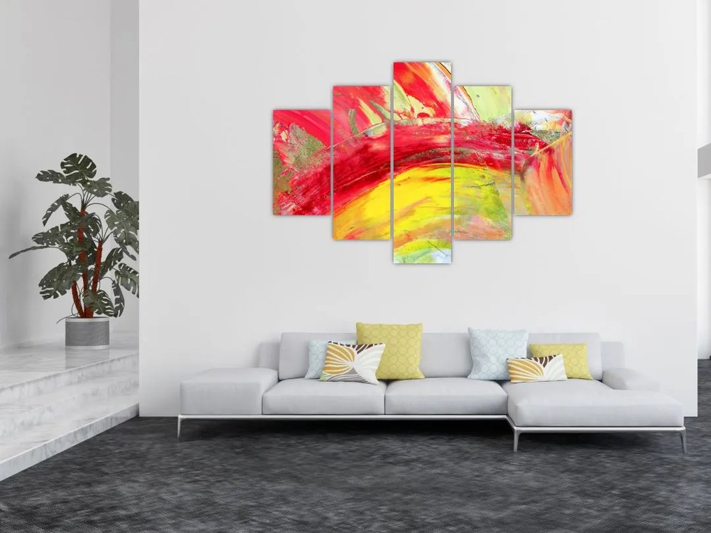 Tablou cu abstracție - pictura (150x105 cm)