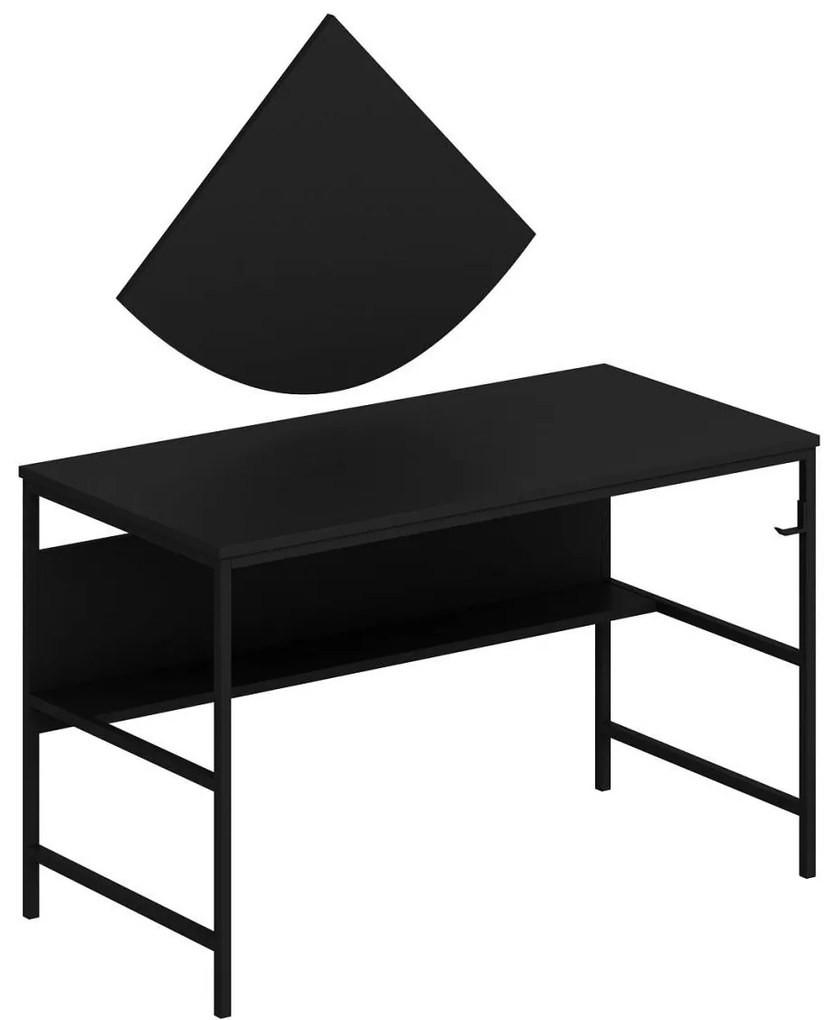 Masă PC Grana Matt (Negru). 1088792