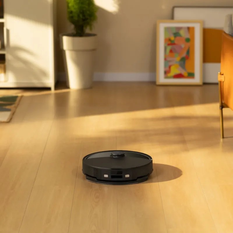 Aspirator robot Roborock Q10 PF+, 10000 Pa, 150 min, 0,35 L, Wi-Fi, Uscat/umed, Ridicare automata a mopului, LiDAR 360°, Cartografiere 3D, Control vocal, Negru