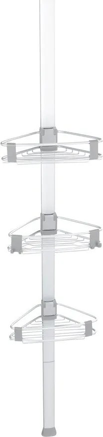 Raft pentru baie argintiu mat telescopic din aluminiu Purio – Wenko