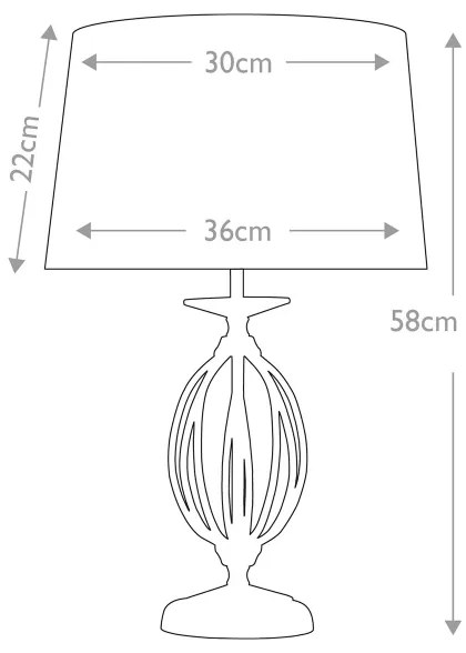 Lampă de masă Elstead AG-TL-POL-BRASS AEGEAN 1xE27/60W/230V auriu