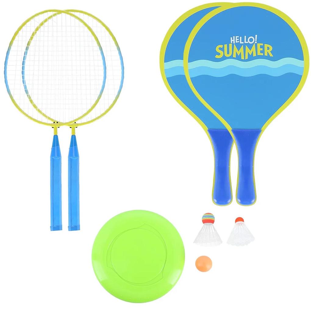 Set 3in1 Nils NRZ053 Badminton, Ping-Pong si Frizbi