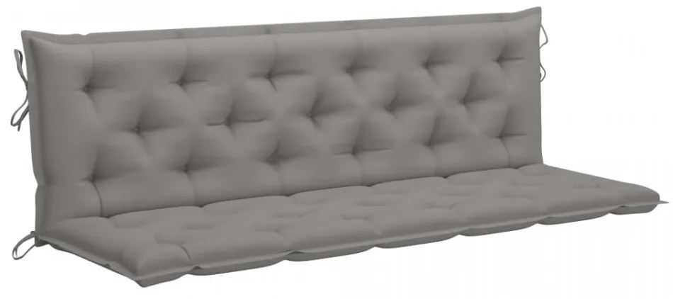 Pernă pentru balansoar, gri, 180 cm, material textil