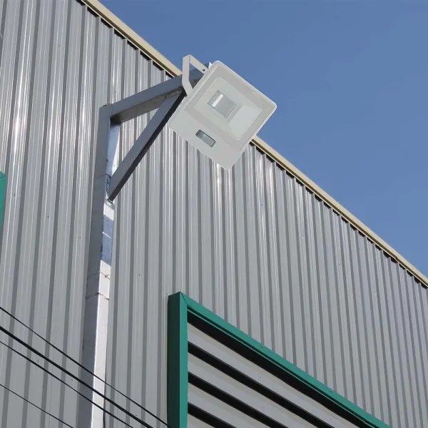 Proiector LED cu senzor LED/50W/230V 4000K IP65 alb