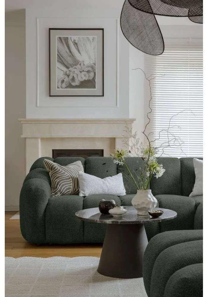 Colțar verde închis (cu colț pe partea stângă/în formă de "U") Shell – Miuform