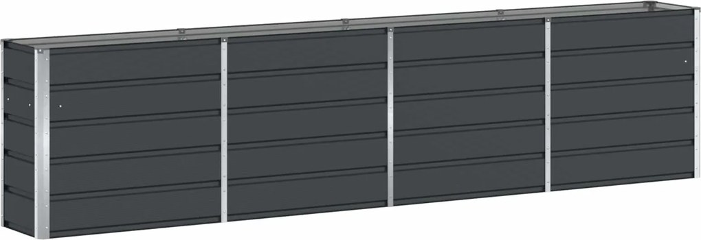 vidaXL Jardinieră Antracit 160 x 40 x 75 cm Oțel