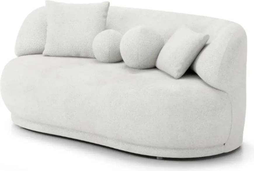 Canapea lemn masiv Gio Mini, 188 × 96 × 77 cm