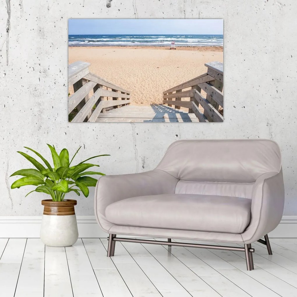 Tablou - Plajă (90x60 cm)