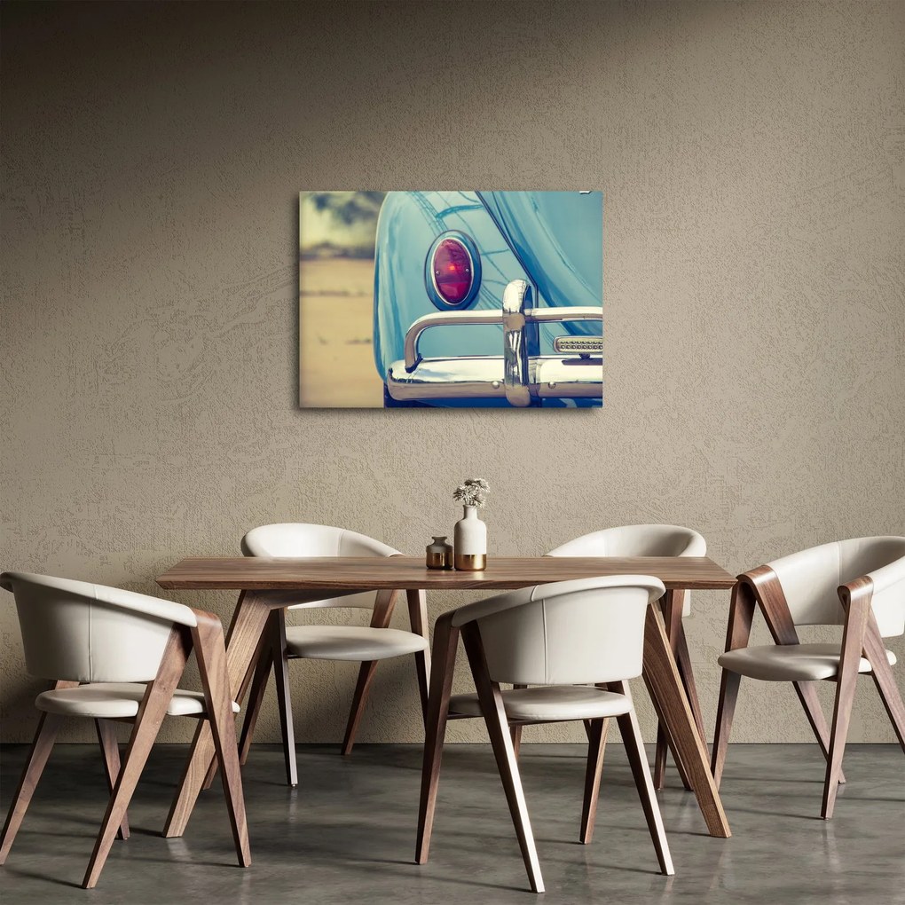 Tablou cu veteran turcoaz (70x50 cm)