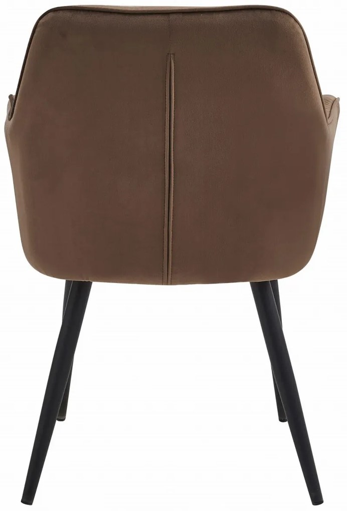Scaun de masa JORK VELVET, maro
