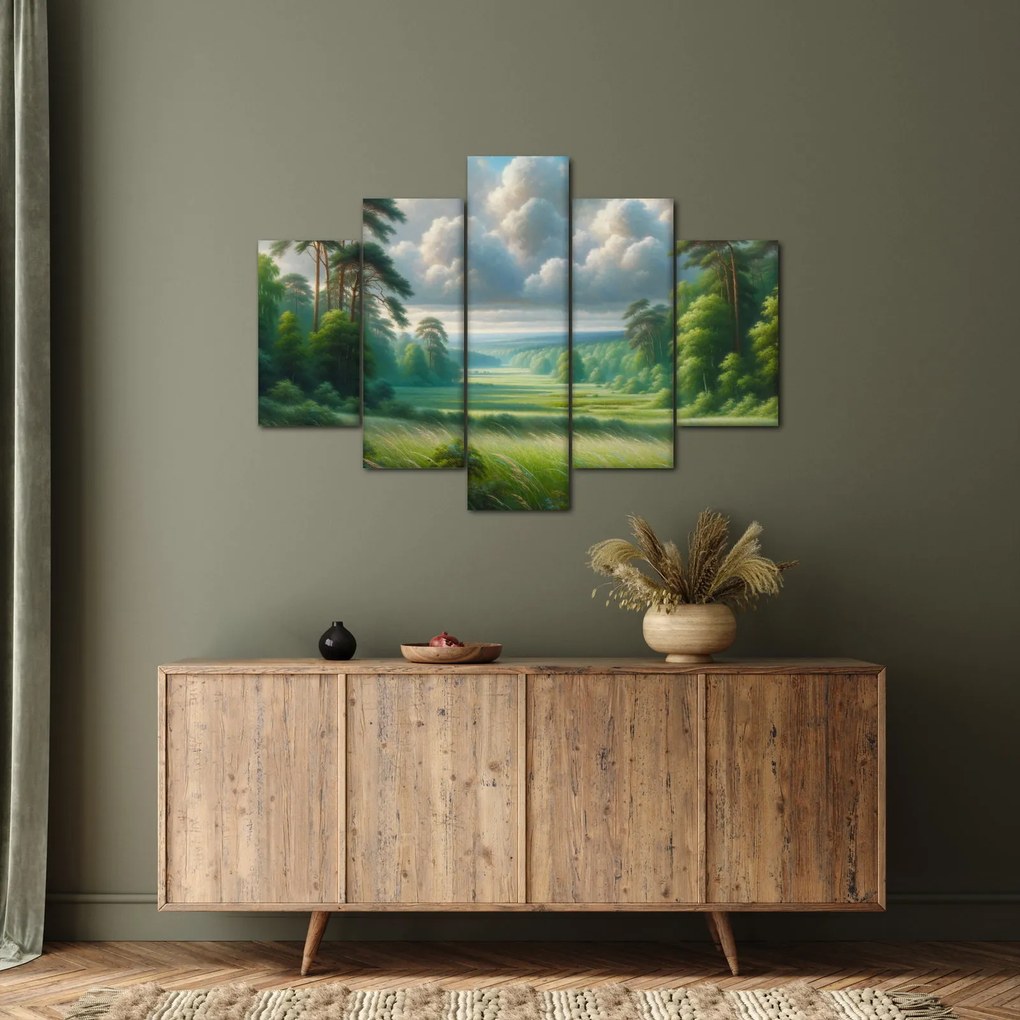 Tablou - Peisaj verde (150x105 cm)