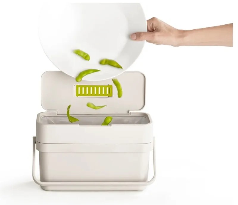 Recipient pentru deșeuri compostabile Joseph Joseph Compo, bej