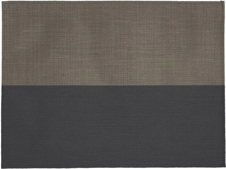Suport pentru farfurie Tiseco Home Studio Stripe, 33 x 45 cm, bej - negru