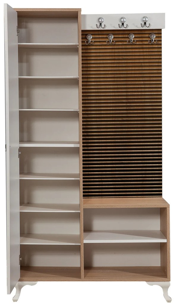 Set mobilier pentru hol Inuk 220 (Stejar sonoma). 1072006