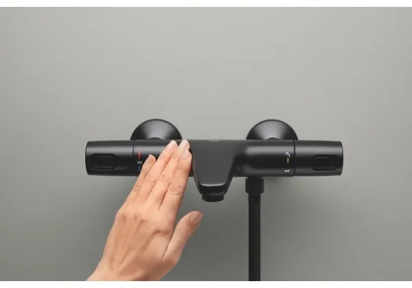 GROHE 1022162432 - Baterie termostatică pentru cadă PRECISION TREND DN 15 neagră